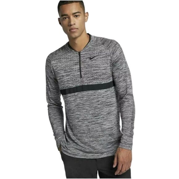 Nike Men's Dri-FIT Gray Half Zip Golf Pullover Top Size XL - Picture 1 of 8